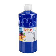 School Poster Paint 400ml - Blue